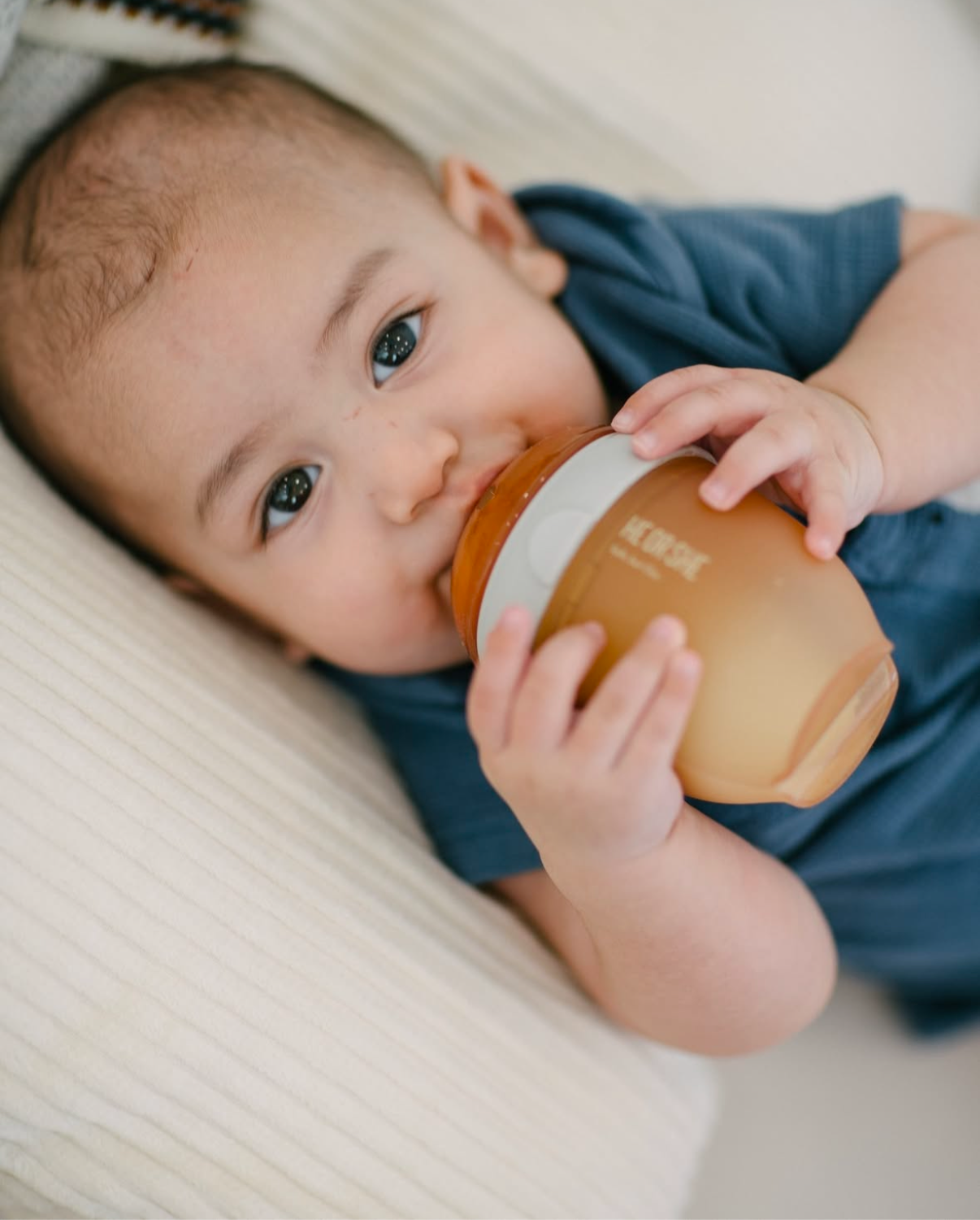 Ultra Wide Neck Baby Bottle 160ml (Grau)