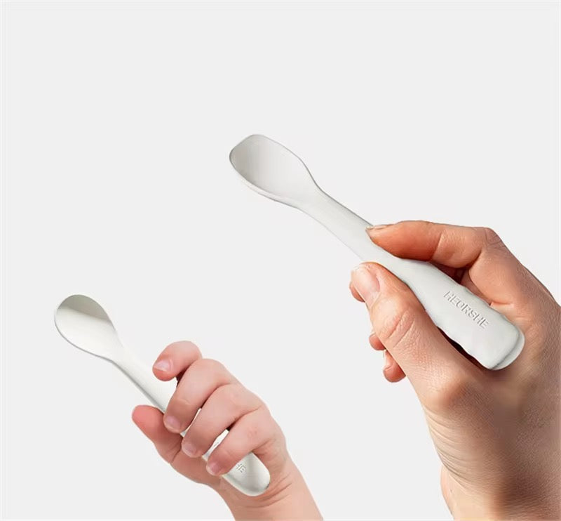 Baby Feeding Spoon Set (Grau)