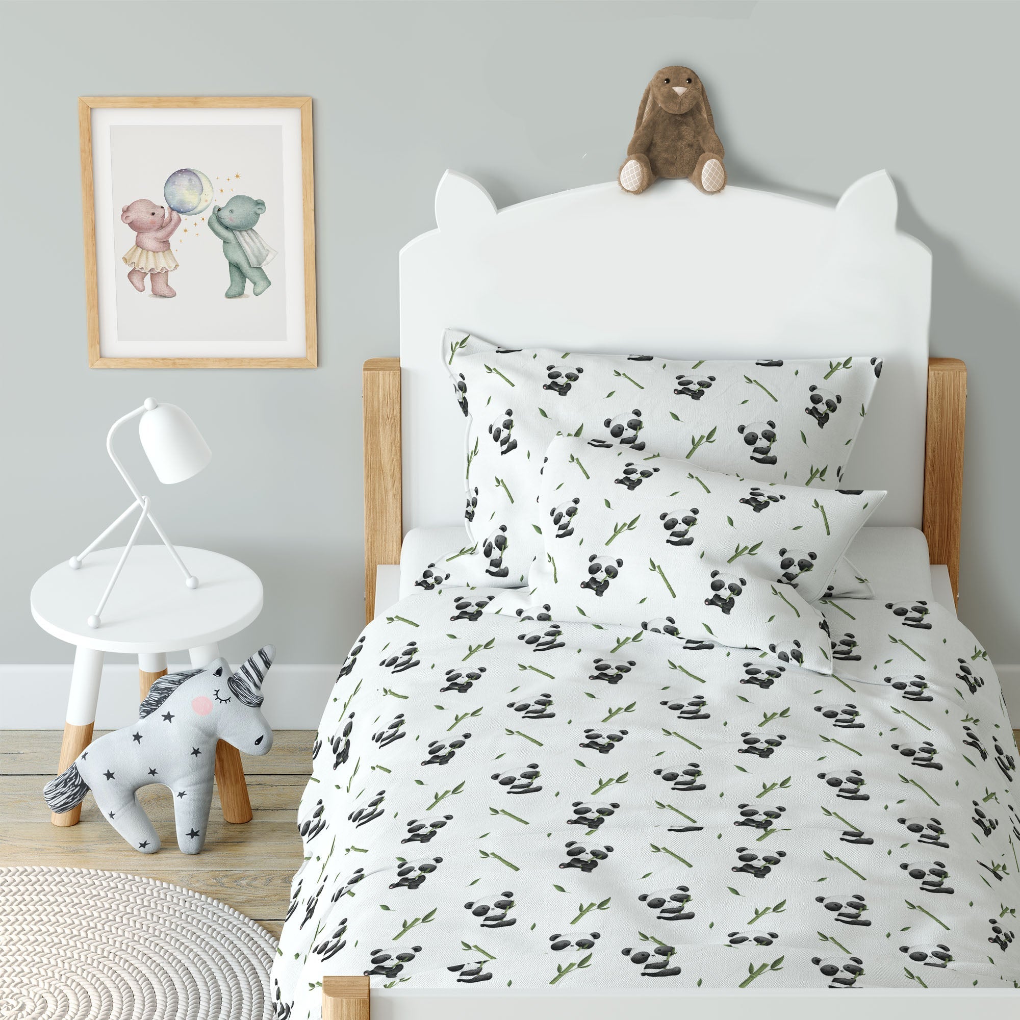 “Pandas” Premium Kinderbettwäsche