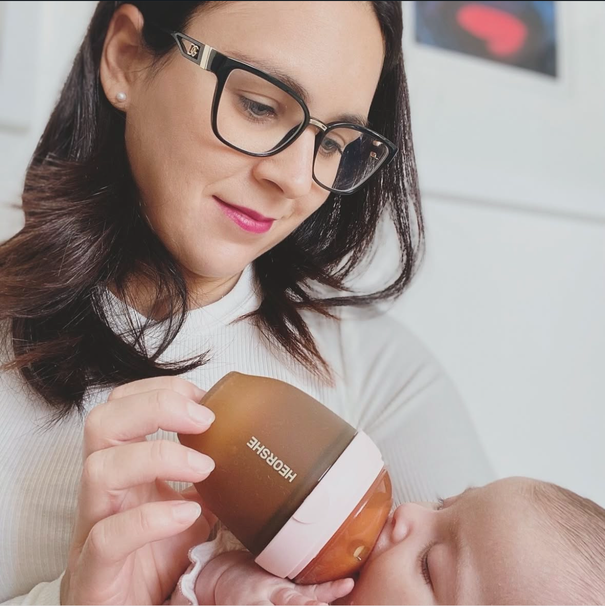 Ultra Wide Neck Baby Bottle 160ml (Rosa)