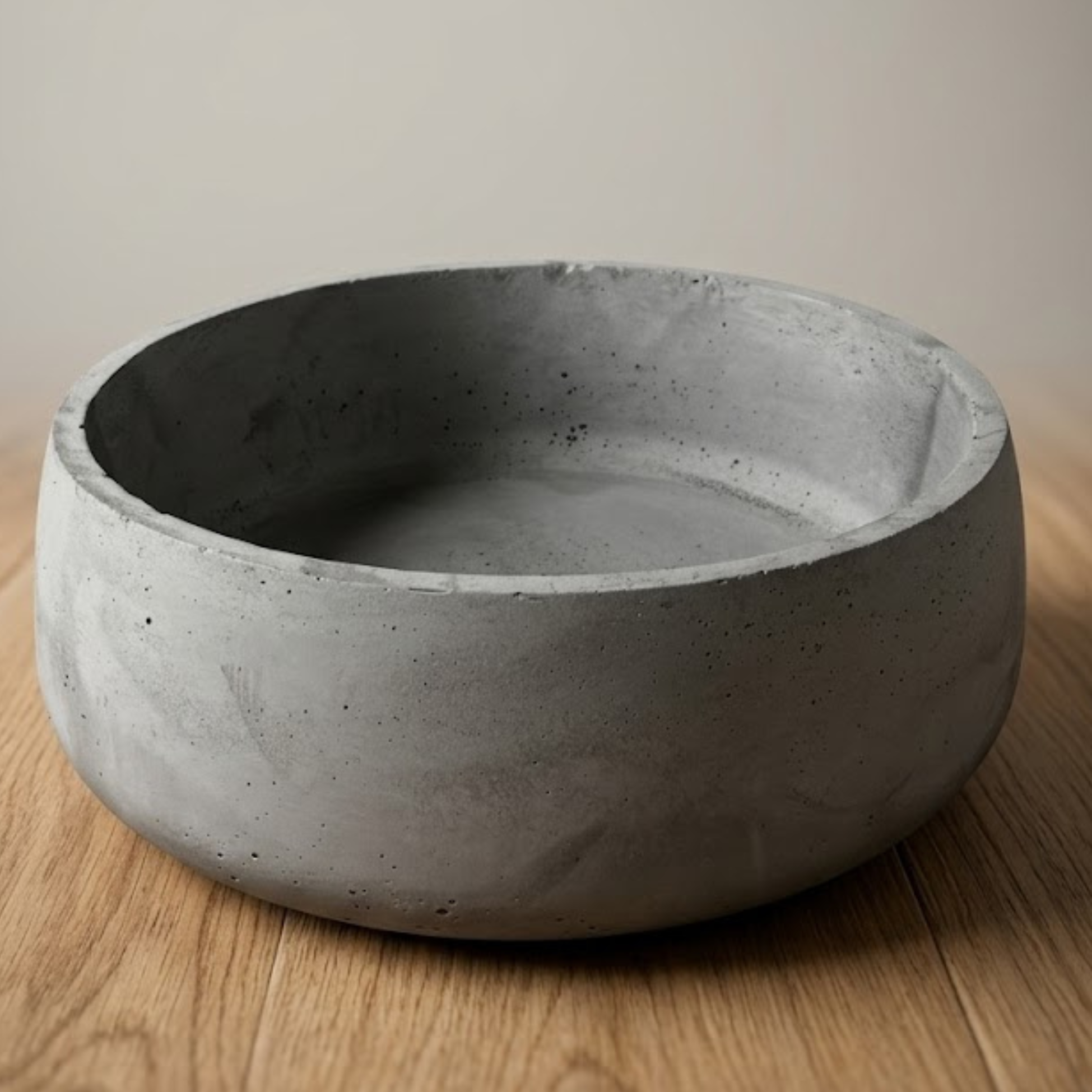 Betonschale "Schwarzwald-Massiv" | Rund & Handgegossen (18cm)