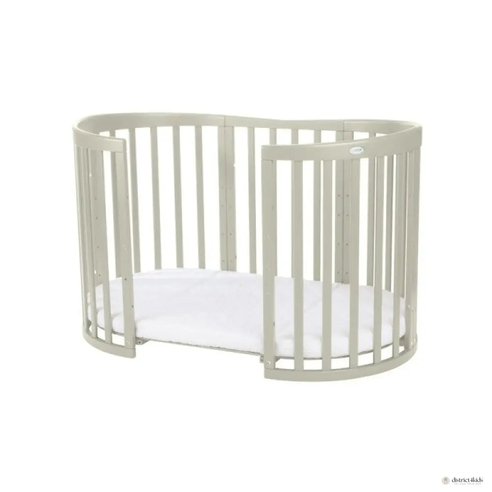 Babybett 7-in-1 – Ein Bett für viele Jahre - mitwachsend | Ovale Form