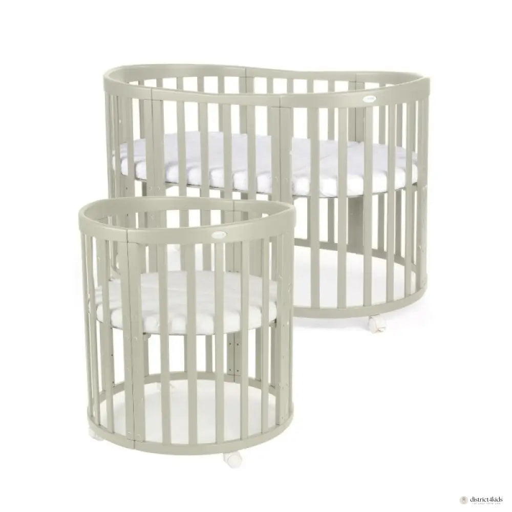 Babybett 7-in-1 – Ein Bett für viele Jahre - mitwachsend | Ovale Form