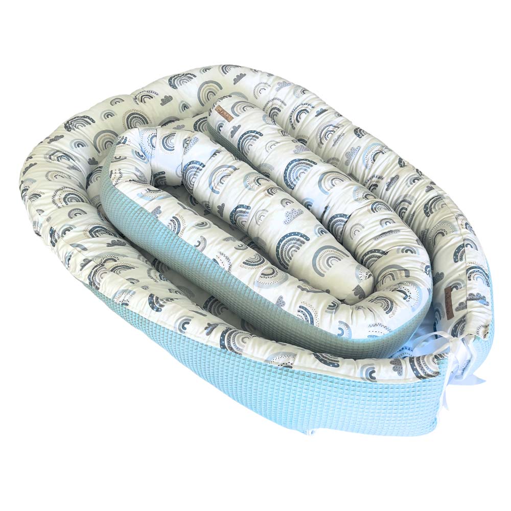 Babynest 50x90 mit Bettschlange 240cm - 49,90€