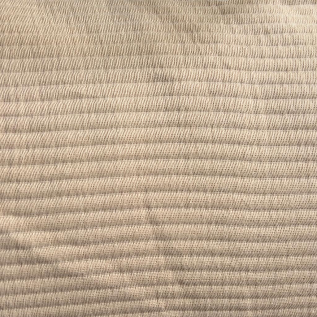 Bauwollstoff Cord Optik Hellbeige