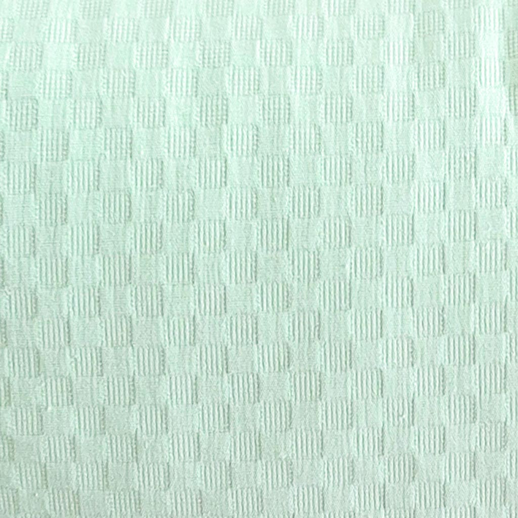 Waffelpiqué Stoff Kästchen mint