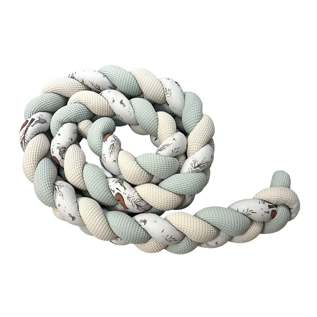Bettschlange geflochten Boho Forest 350cm