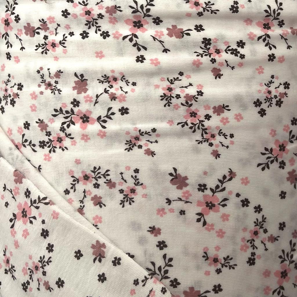 Baumwolljersey Blüten