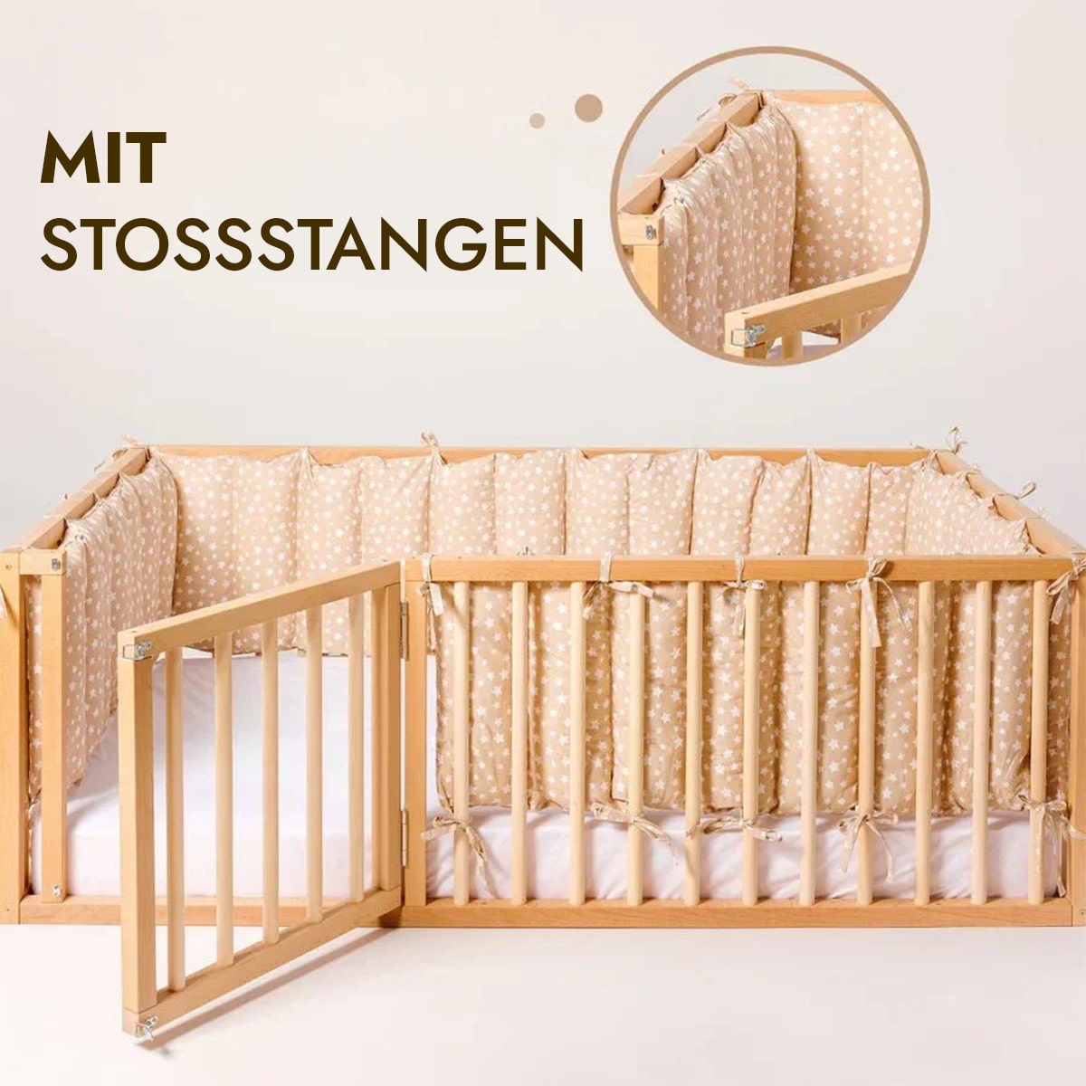 Montessori Bodenbett für Kinder und Kleinkinder ab 6 Monaten