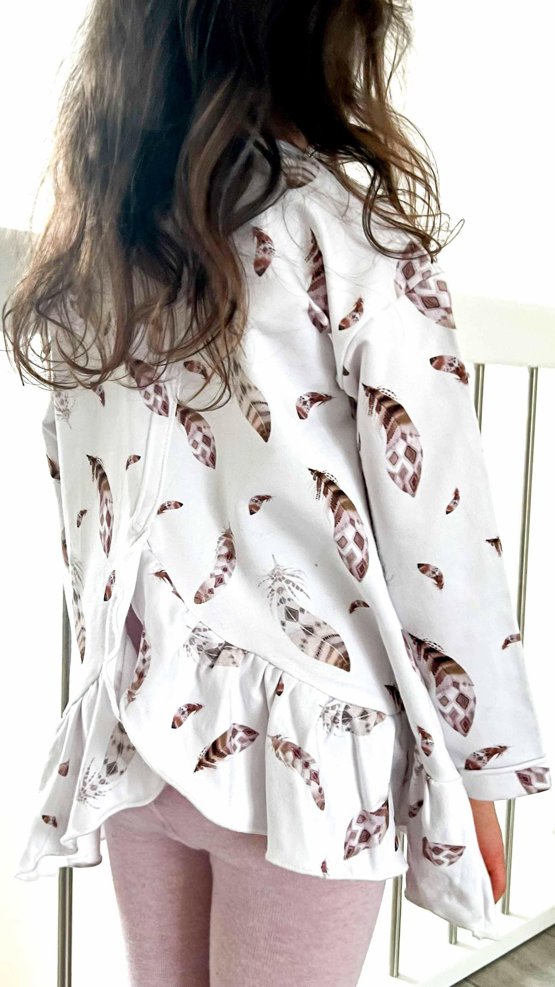 Baumwolljersey Feder - Binolu