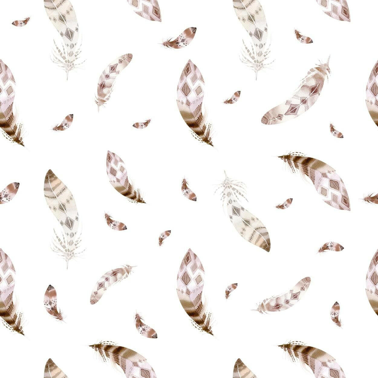 Baumwolljersey Feder - Binolu