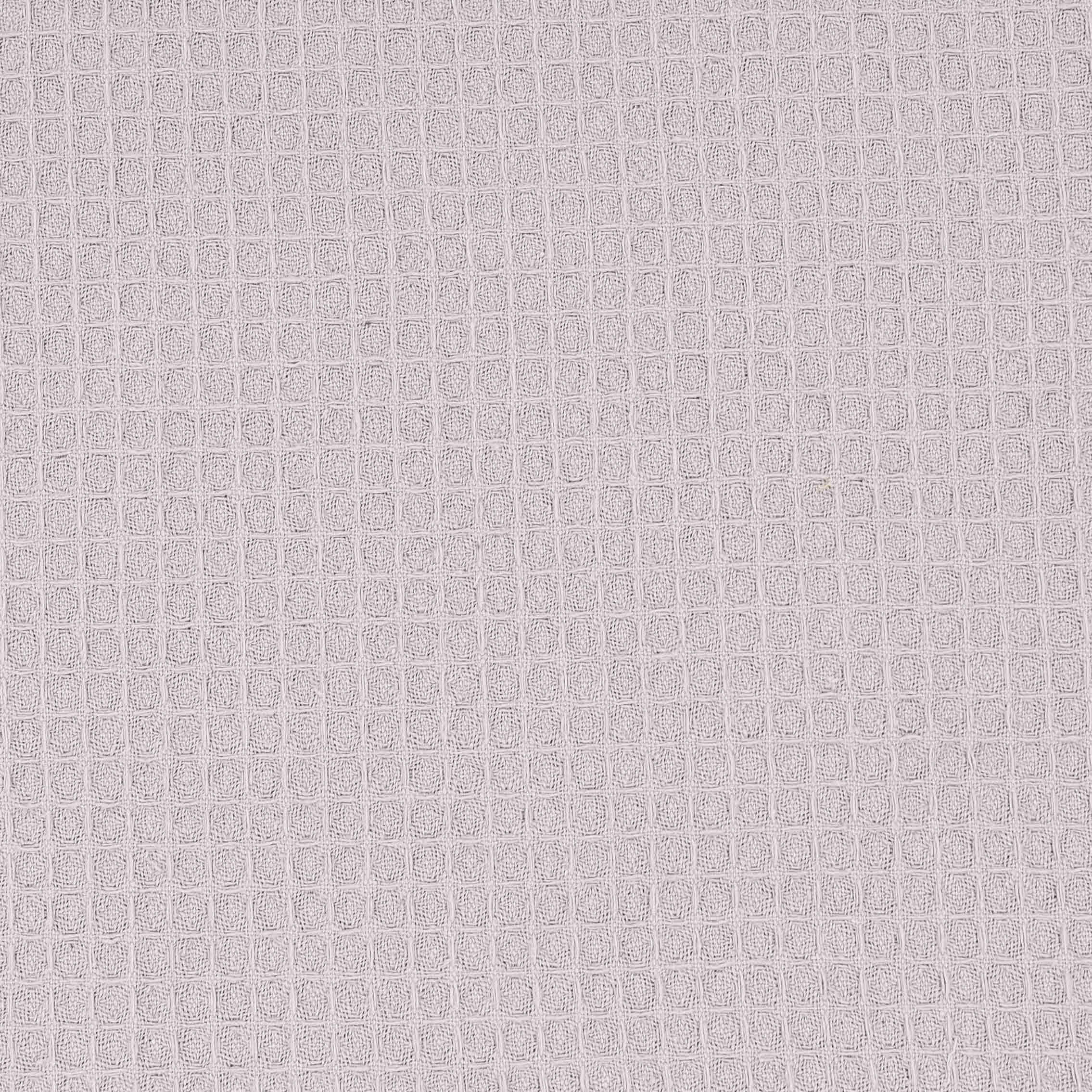 Waffelpiqué Stoff Uni Pastel Flieder - Binolu