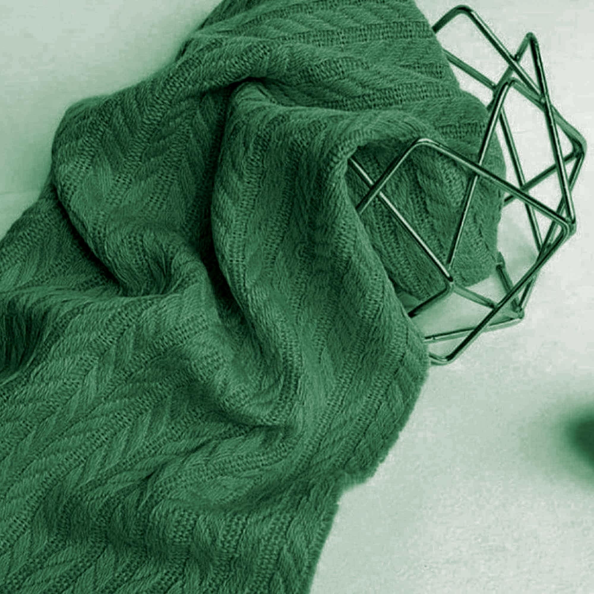 Piqué Stoff Zopf Altgrün - Binolu