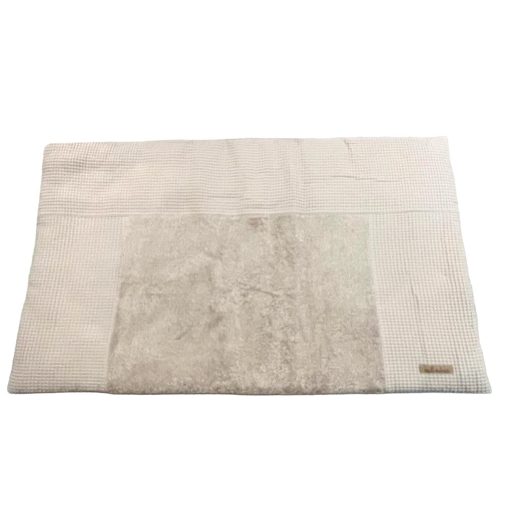 Wickelauflage Uni Hellbeige 94x58