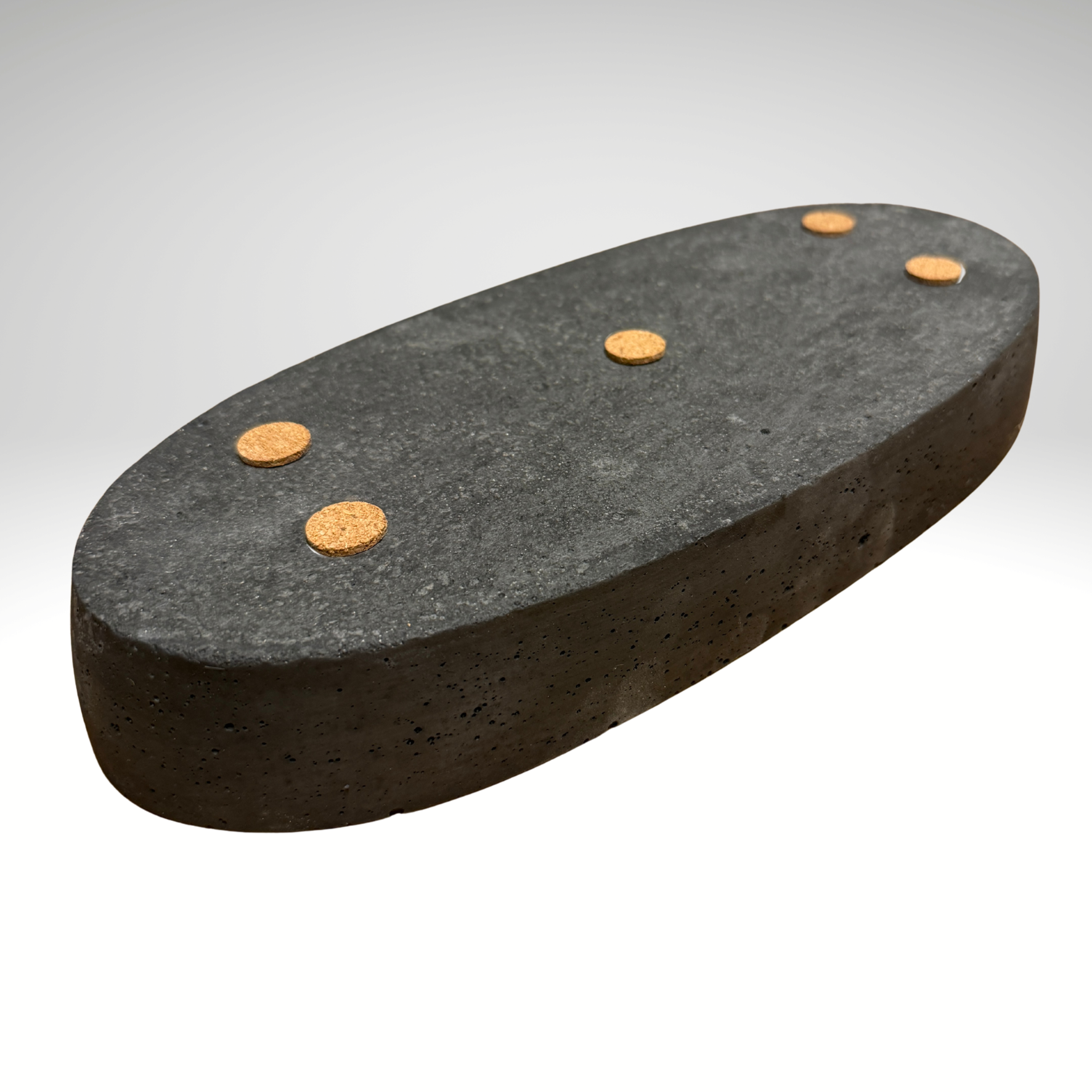 Handgemachte Betonschale "Oval" (29 cm)