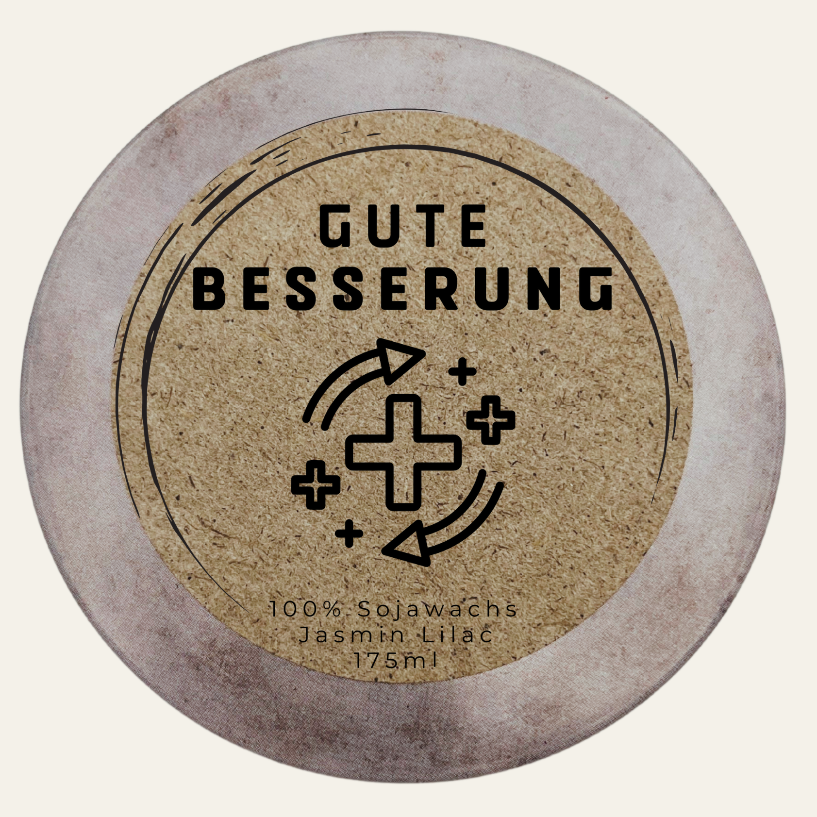Handgemachte Duftkerze „Gute Besserung“