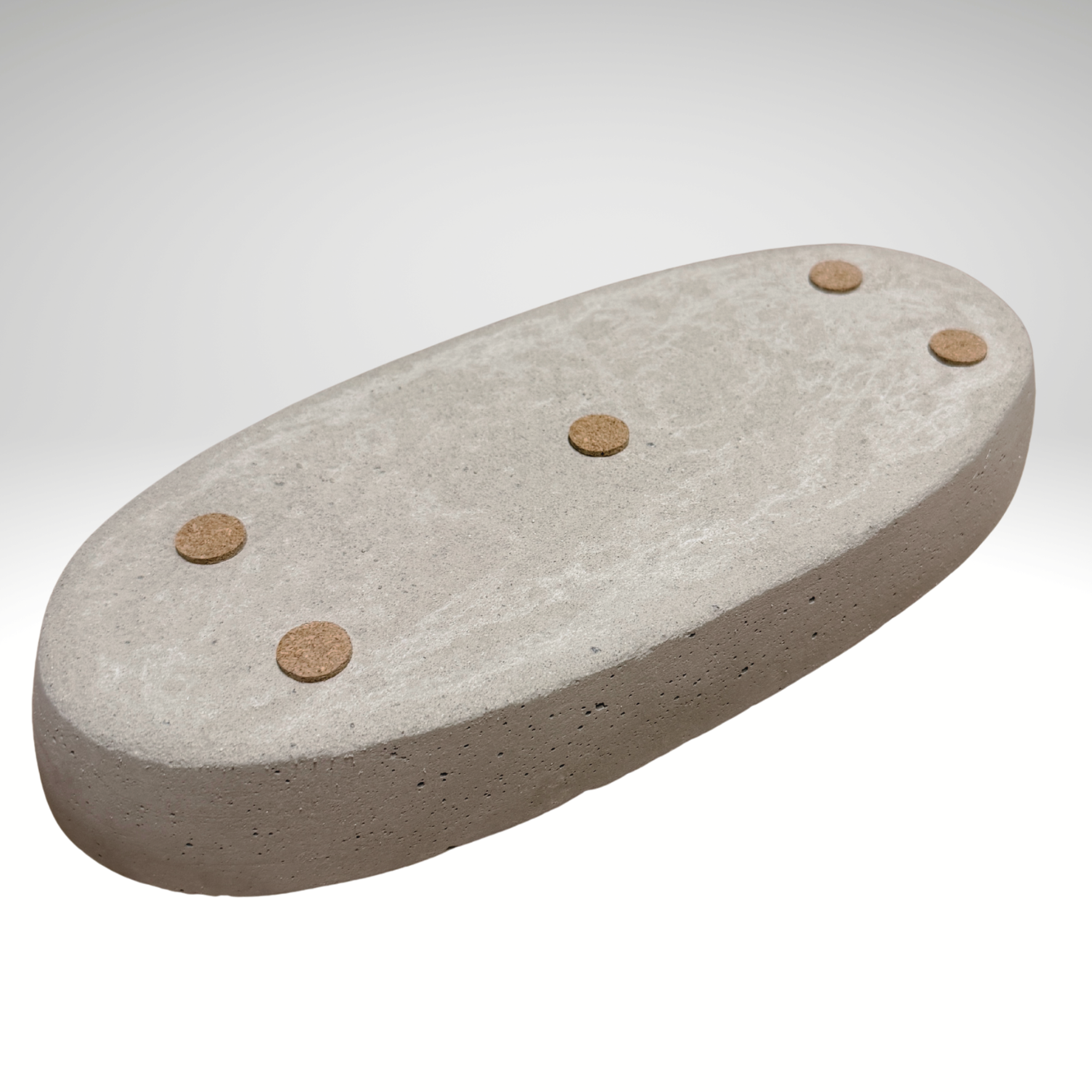 Handgemachte Betonschale "Oval" (29 cm)