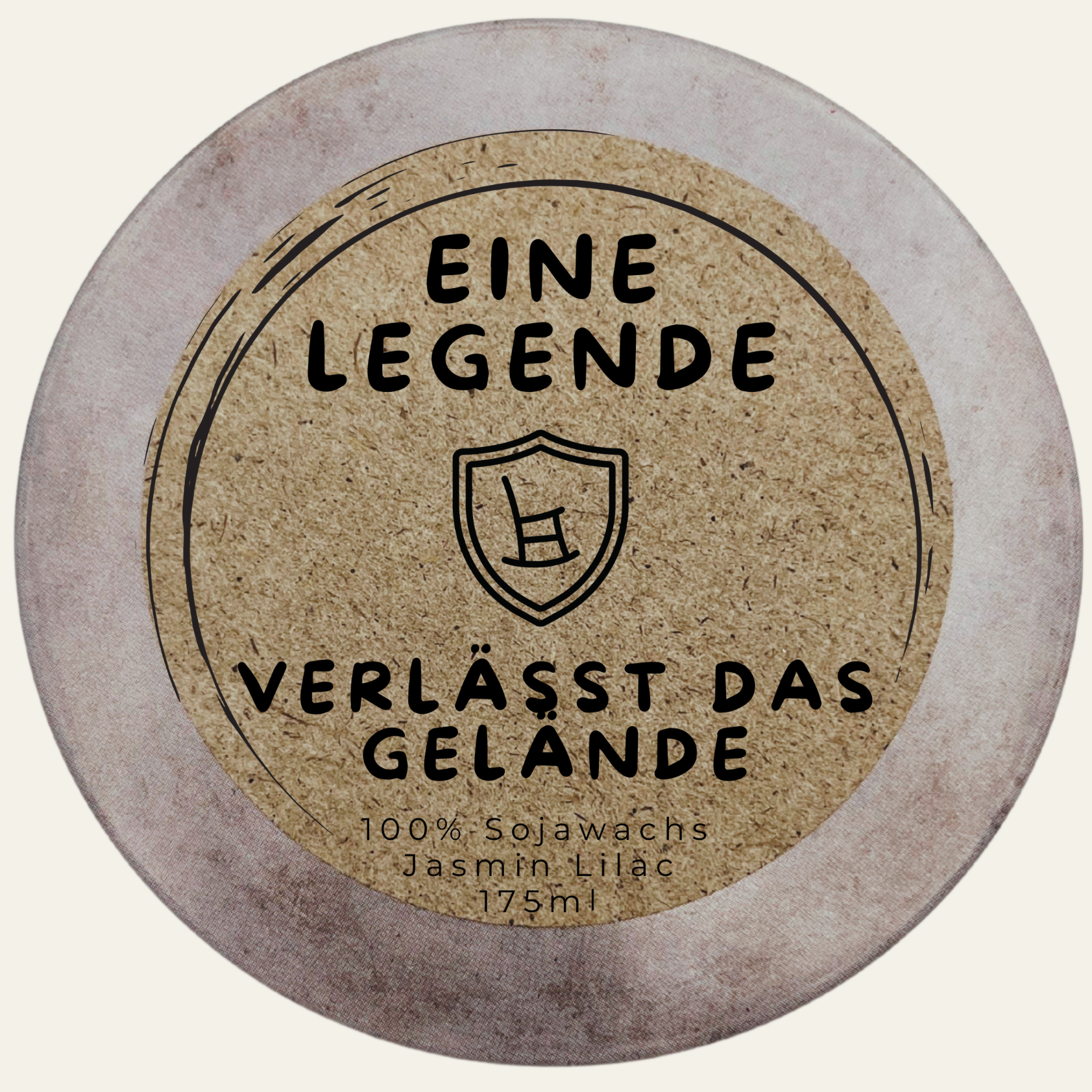 Handgemachte Duftkerze „Legende im Ruhestand“