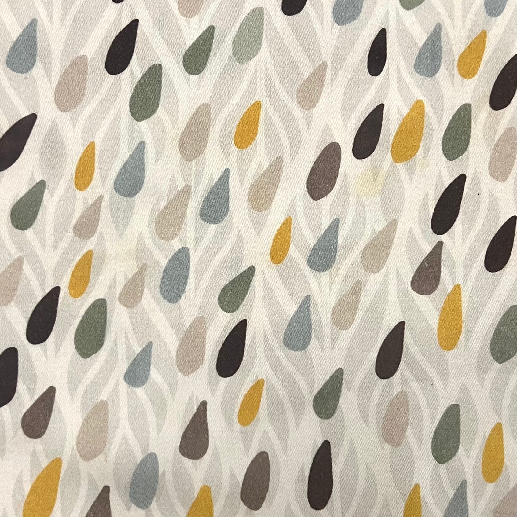 Baumwollstoff Bunte Tropfen