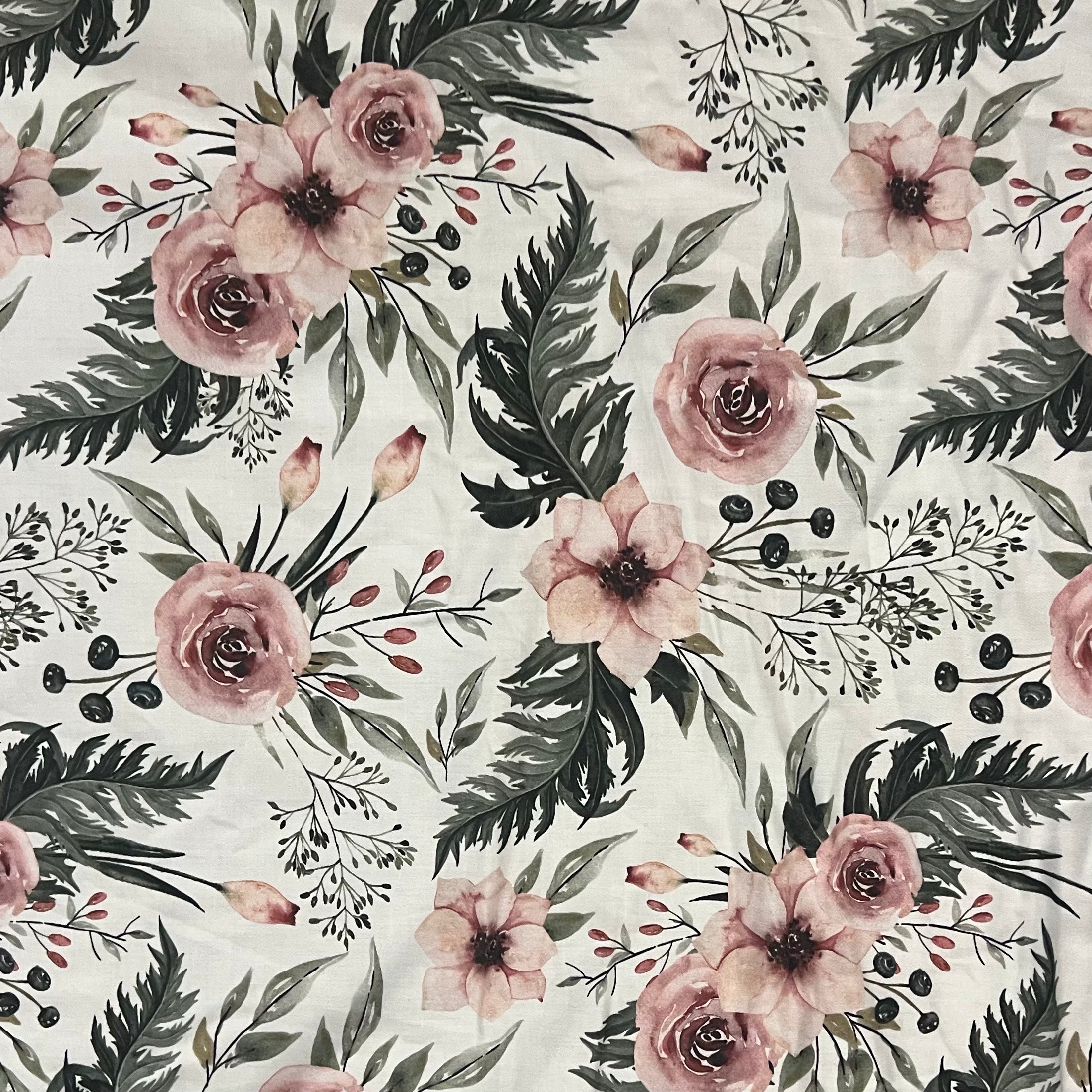Baumwollstoff Rosen