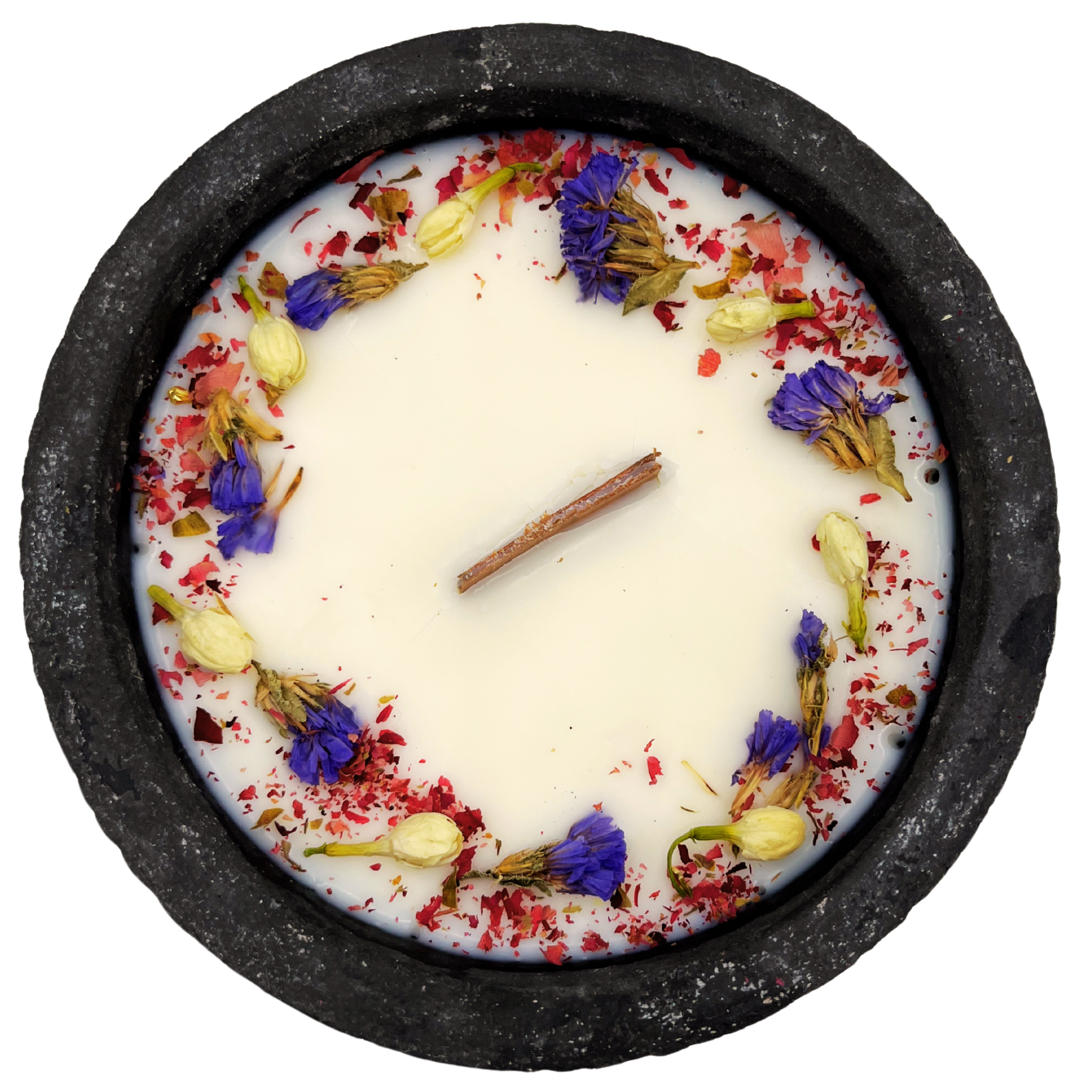 Black Edition Handgemachte Citronella Betonkerze – Nr. 1