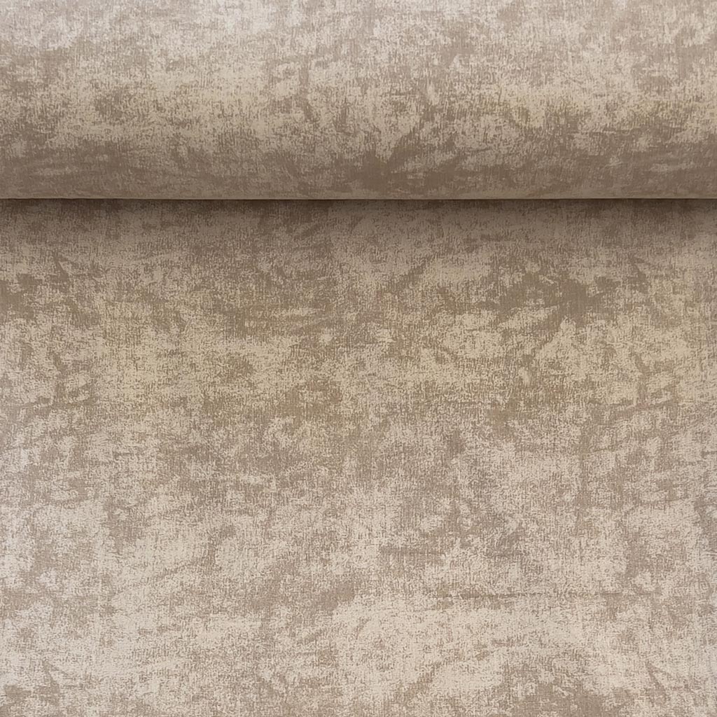 Baumwollstoff XXL 220cm breit Uni Beige meliert