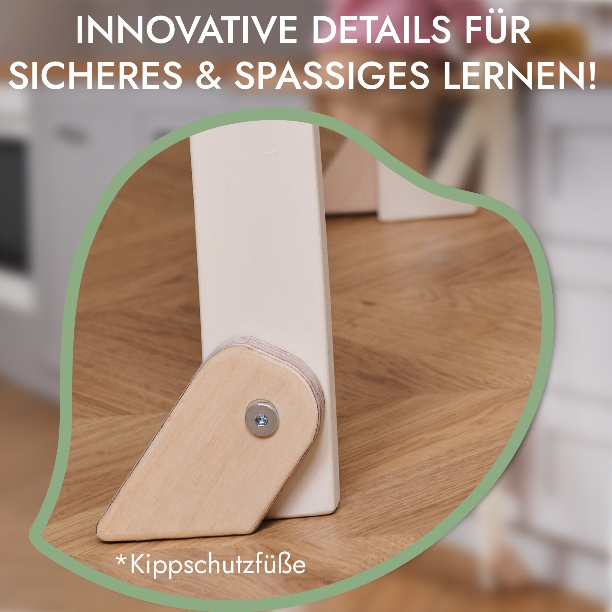 Holz Lernleiter Montessori: Hocker für Kinder