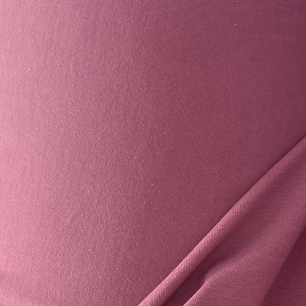 Baumwolljersey Uni Rosa