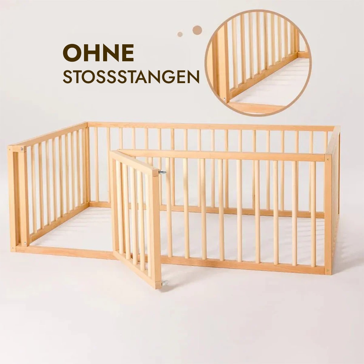 Montessori Bodenbett für Kinder und Kleinkinder ab 6 Monaten