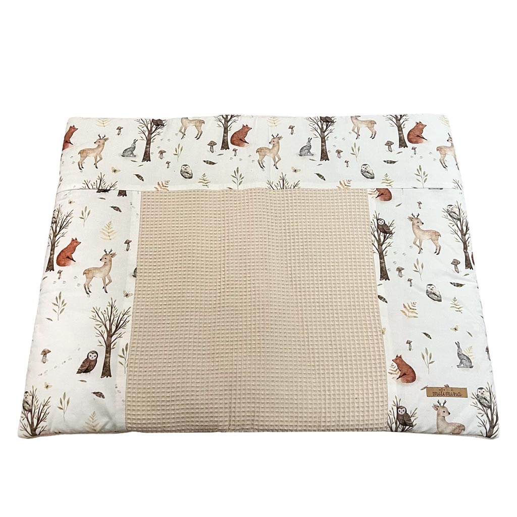 Wickelauflage Boho Forest Hellbeige 75x61,5
