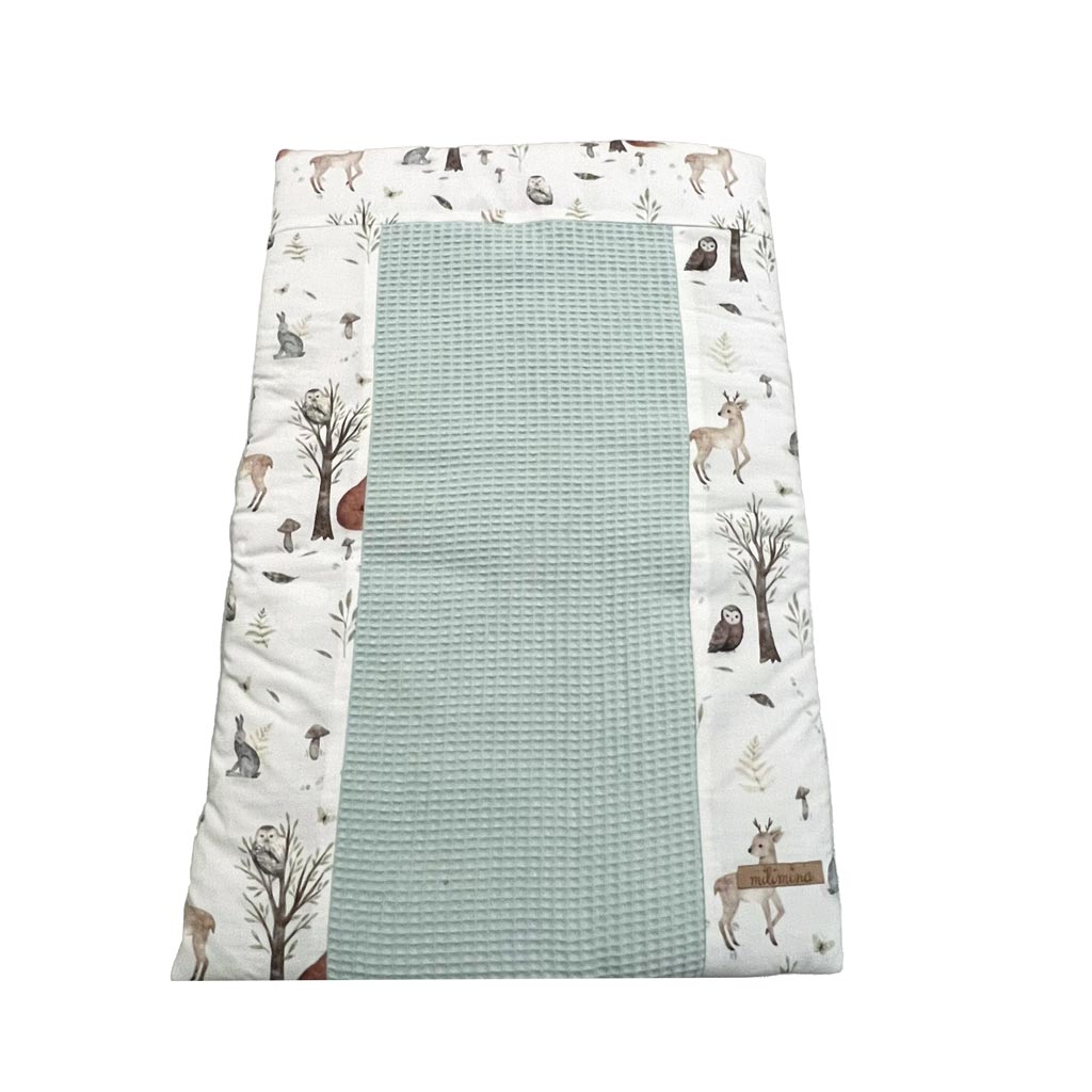 Wickelauflage Boho Forest Mint 45x70