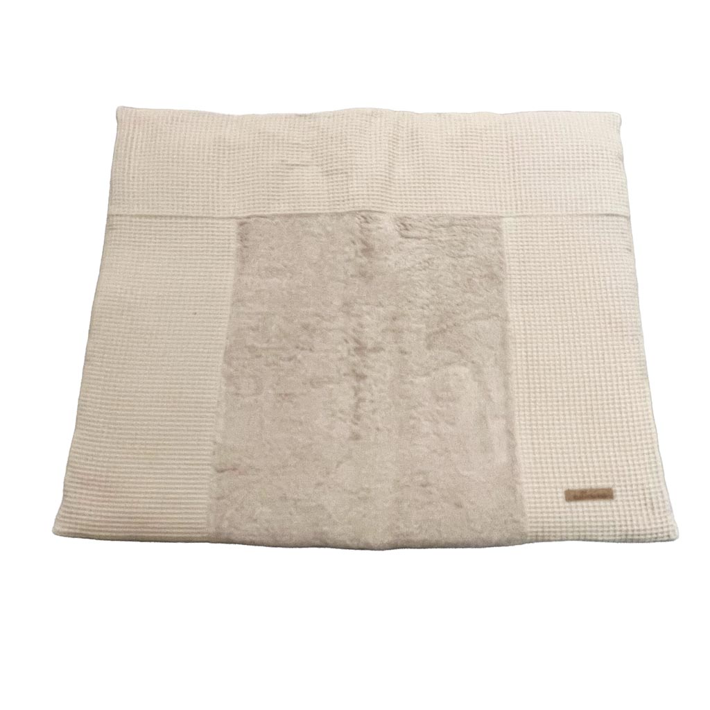 Wickelauflage Uni Hellbeige 82x67